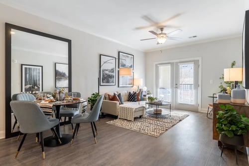 Living Room at The One at Millington in Millington, TN