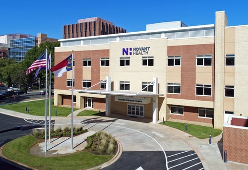 Exterior view of Novant Health Charlotte Orthopedic Hospital