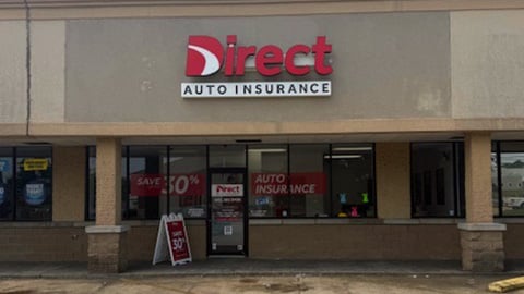 Direct Auto Insurance storefront located at  5116 US Highway 19, New Port Richey