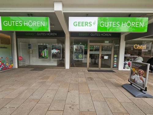 Außenaufnahme vom GEERS Fachgeschäft