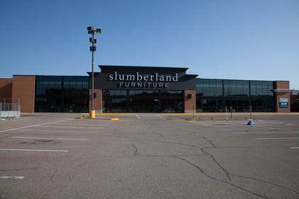 Bloomington Slumberland Furniture parking lot