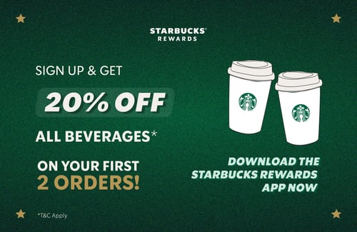 Download the Starbucks Rewards App now