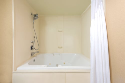 Experience the relaxation of a jetted tub