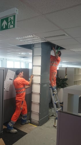 Renforcement de piliers