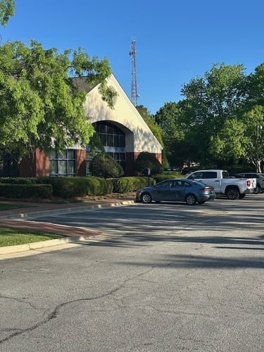 Outside view of the State Employees' Credit Union Raleigh-Centennial Pkwy branch