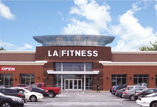 Retail space for lease in Glassboro, New Jersey, LA Fitness