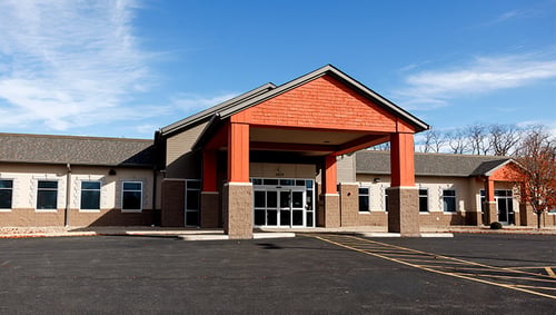 Exterior view of TCM at Springfield Clinic Peoria Women's Health in Peoria, Illinois.