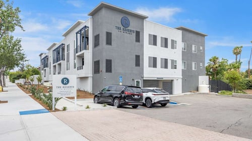 The Reserve La Mirada Apartments outside view