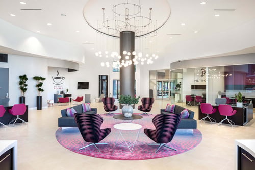 Leasing Office And Lounge at Metropolis Apartments, IRVINE, CA 92614