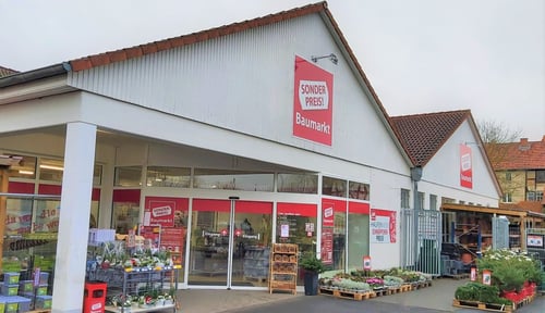Außenansicht Sonderpreis Baumarkt, Brückenstraße 8 in Gerstungen