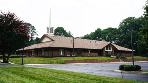 The Gastonia meetinghouse for The Church of Jesus Christ of Latter-day Saints located at 2710 Redbud Dr. Gastonia, NC 28056