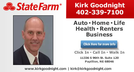 Kirk Goodnight State Farm in Papillion, NE!