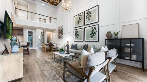 Spacious two-story great rooms