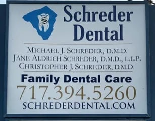 Schreder Dental Land Sign