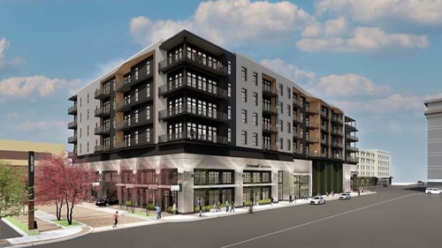 Property building at The Pearl Apartments in Fort Wayne, Indiana 46802