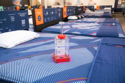 Sunset Hills Slumberland Furniture PosturePedic display