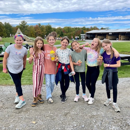 kids at Ellms Family Farm