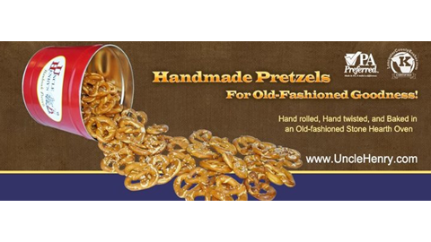 pretzel tin dumping out pretzels