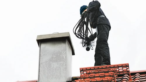 Sweep on roof