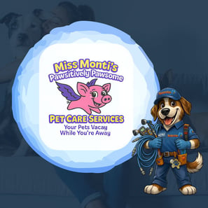 Restoration 1 of NW Cobb community spotlight featuring Miss Monti’s Pet Care Services, a local pet sitting business providing loving care for dogs and cats.