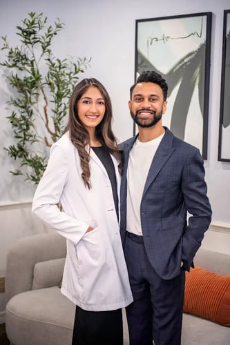 Dr. Vinmali and Practice Manager