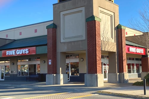 Five Guys at 12101 - 72nd Avenue in Surrey, BC.