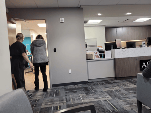 Cleveland Eye Clinic office lobby