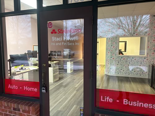 Front door to the Staci Howell State Farm agency