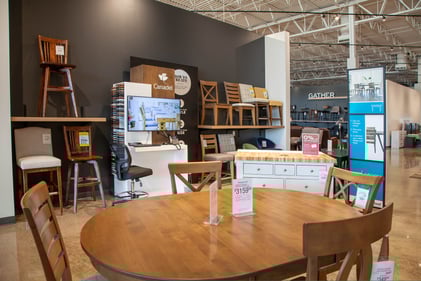 Bloomington Slumberland Furniture dining chairs