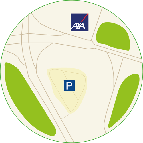 Parkmöglichkeit - AXA Versicherung Sebastian Konrad in Moers