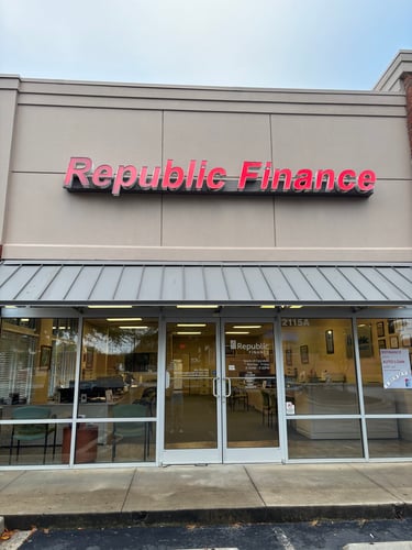 E. Main Street, SC Republic Finance Branch