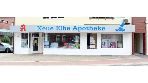 Aussenansicht der Neue Elbe Apotheke