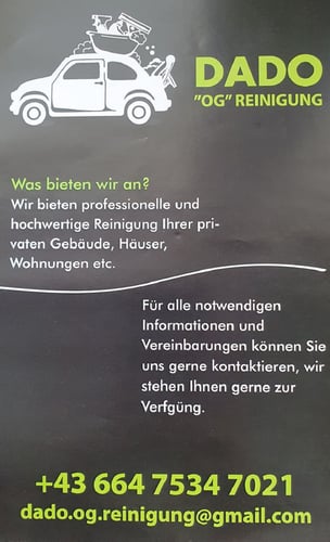 DADO "OG" REINIGUNG 9020 Klagenfurt am Wörthersee
