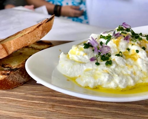 ricotta with bread