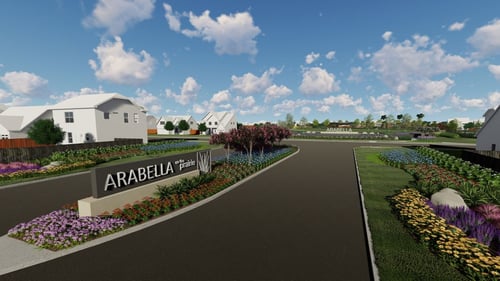 Rendering of the Entry Monument.