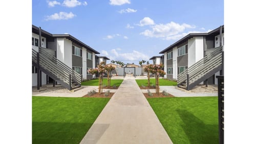 Walking Pathway at Charle Square Apartments