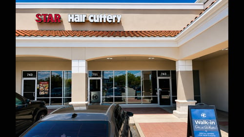 Outside the Hair Cuttery salon in  Winter Park