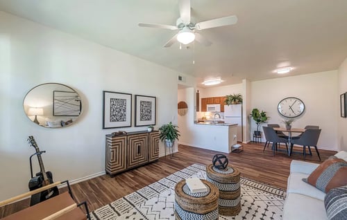 Living room at Mission at Baytown, Baytown, TX, 77521