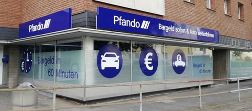 Außenansicht Pfando Filiale Köln