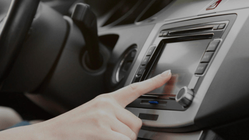 car stereo system with touchscreen