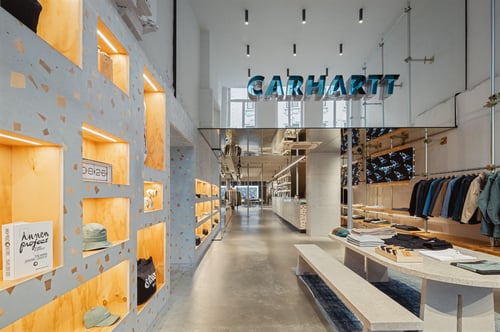 Carhartt WIP Store Ghent interior