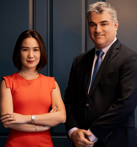 Photo de David Lisbona et Lizzie Nguyen