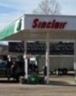 Sinclair Gas Station Fueling Island