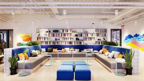 WeWork The Circa Building - Coworking space interior view