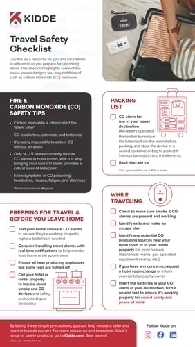 Travel Safety Checklist