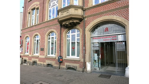Aussenansicht der Apotheke im alten Bürgermeisteramt