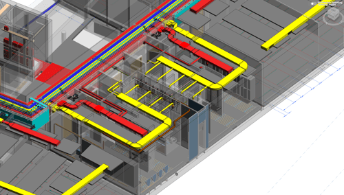 Ausschnitt aus einer 3D-BIM Planung