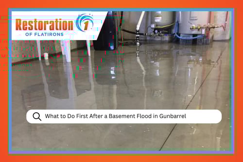 What to Do First After a Basement Flood in Gunbarrel