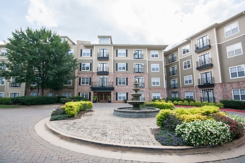 Apartment building at The Orleans of Decatur in Decatur, GA, 30033