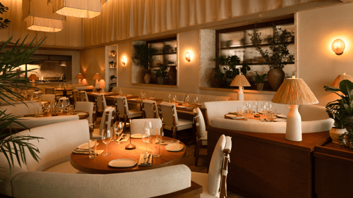 AVIV Restaurant Dining Room